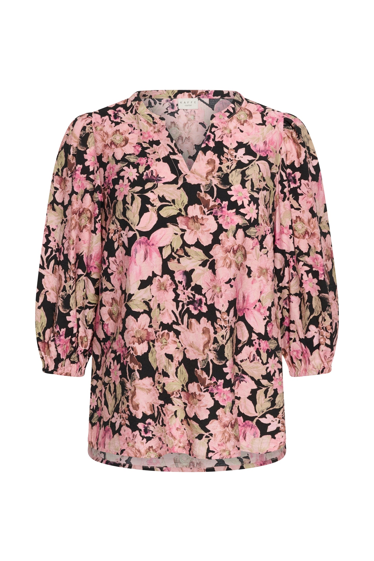 KCsarina Blouse Pink Flower Print