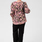KCsarina Blouse Pink Flower Print