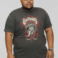 Duke 555 Dallas Officieel T-shirt met ronde hals en gas monkey print Plussize