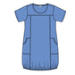 Zhenzi amin jurk 105 cornflower blue