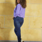 Zhenzi jeans Stomp fit mid blue
