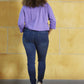 Zhenzi jeans Stomp fit mid blue