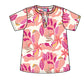Zhenzi top Lyda Coral Poppy