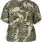 Zhenzi top Macy Palm Leaf