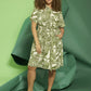 Zhenzi jurk Macy Palm Leaf