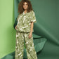 Zhenzi Macy broek Palm Leaf