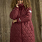 Zhenzi Tinley 872-Jacket Burgundy red