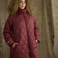 Zhenzi Tinley 872-Jacket Burgundy red