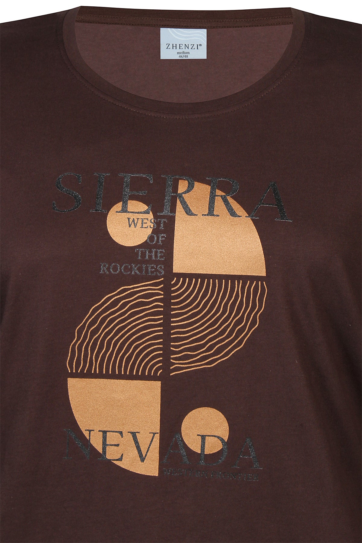 Zhenzi Noor t-shirt chokolade