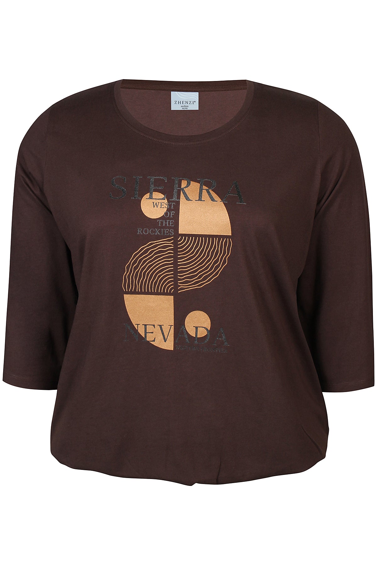 Zhenzi Noor t-shirt chokolade