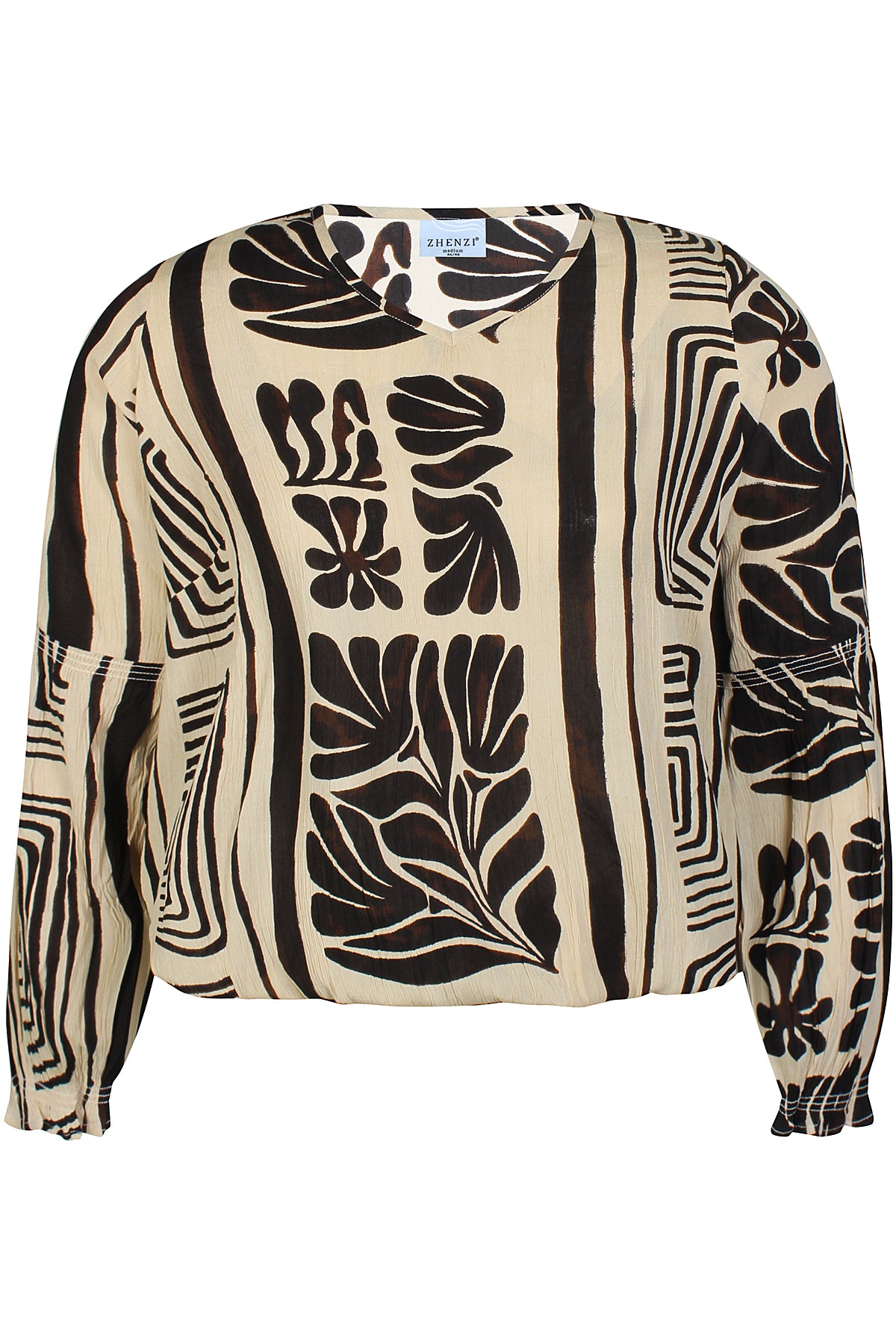 Zhenzi Orah blouse chokolade