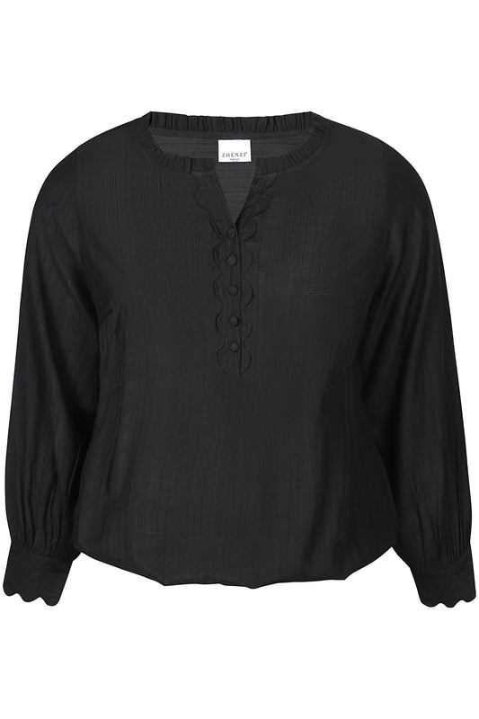Zhenzi Orra 934-Blouse L/S Black