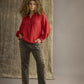 Zhenzi Orra 934-Blouse L/S Tango Red