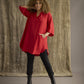 Zhenzi Orra 935-Tunic 3/4 Tango Red