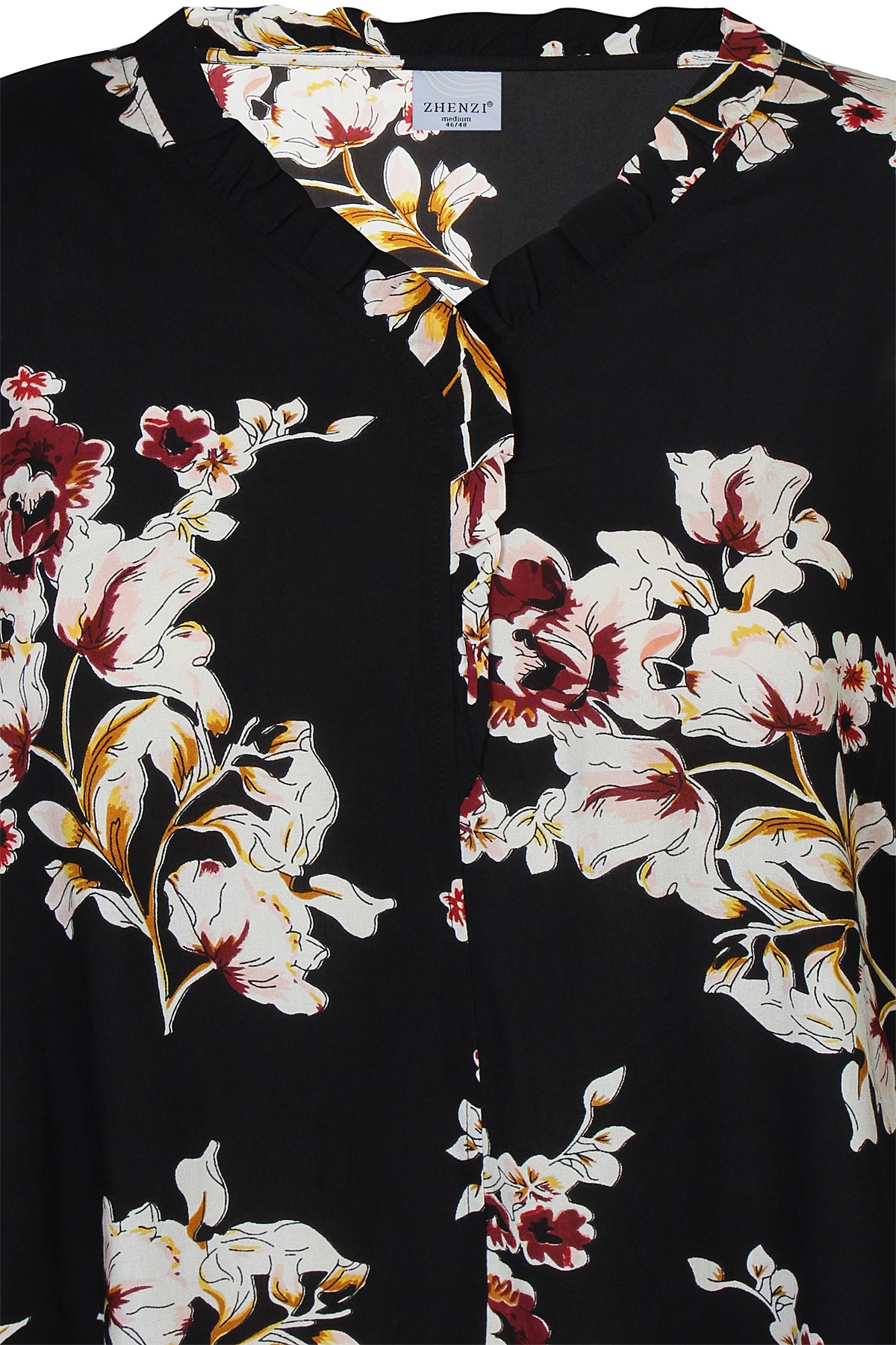 Zhenzi Ozie 936-Blouse 3/4 Tango Red