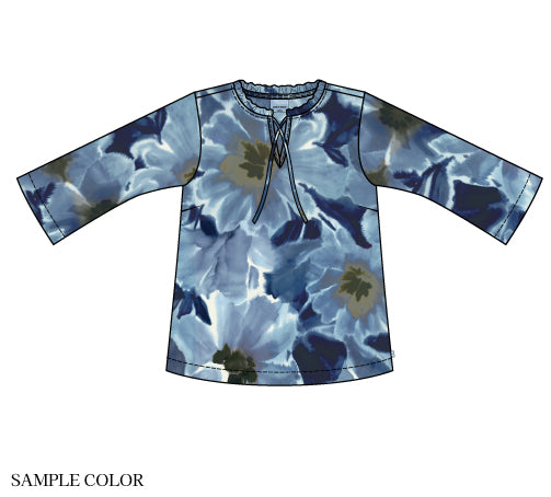 Zhenzi Peri blouse Palace blue