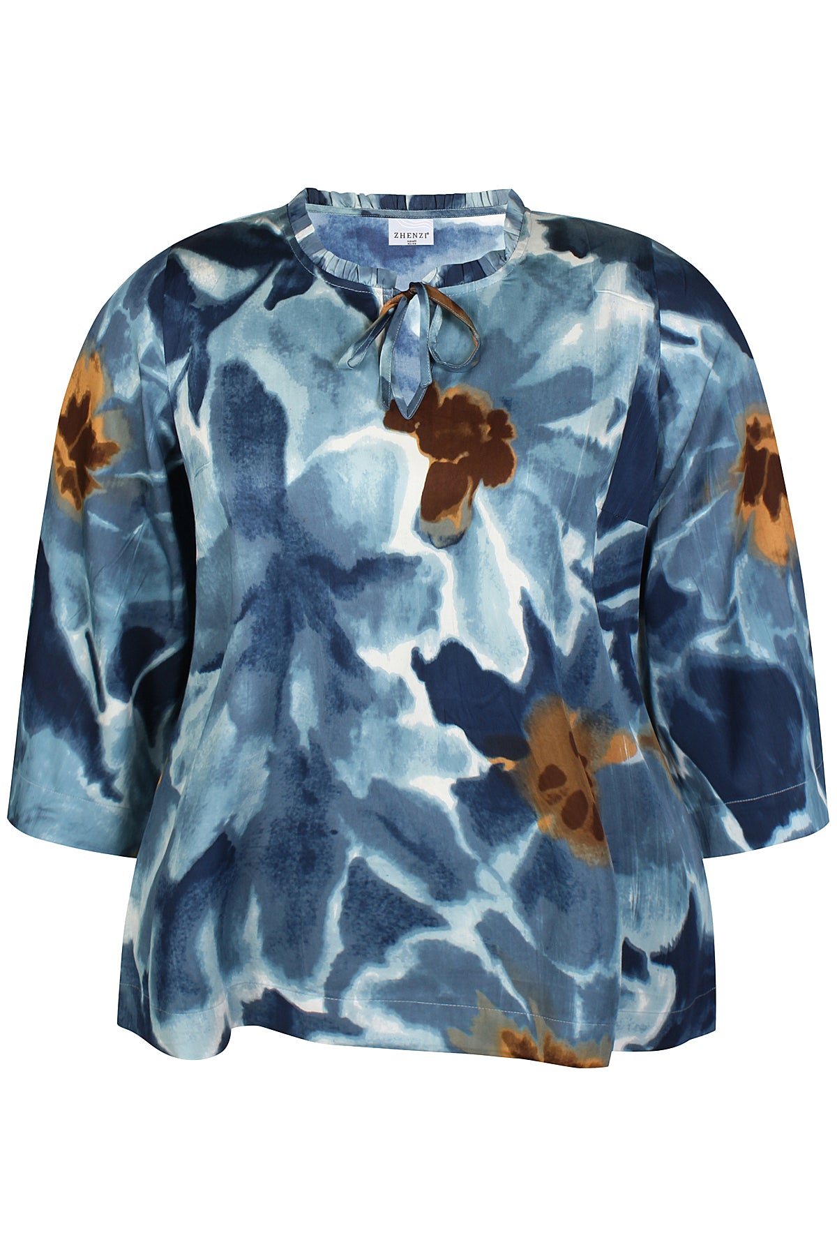 Zhenzi Peri blouse Palace blue