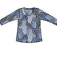 Zhenzi Zh-Ainsley 992-Blouse 3/4 True Blue