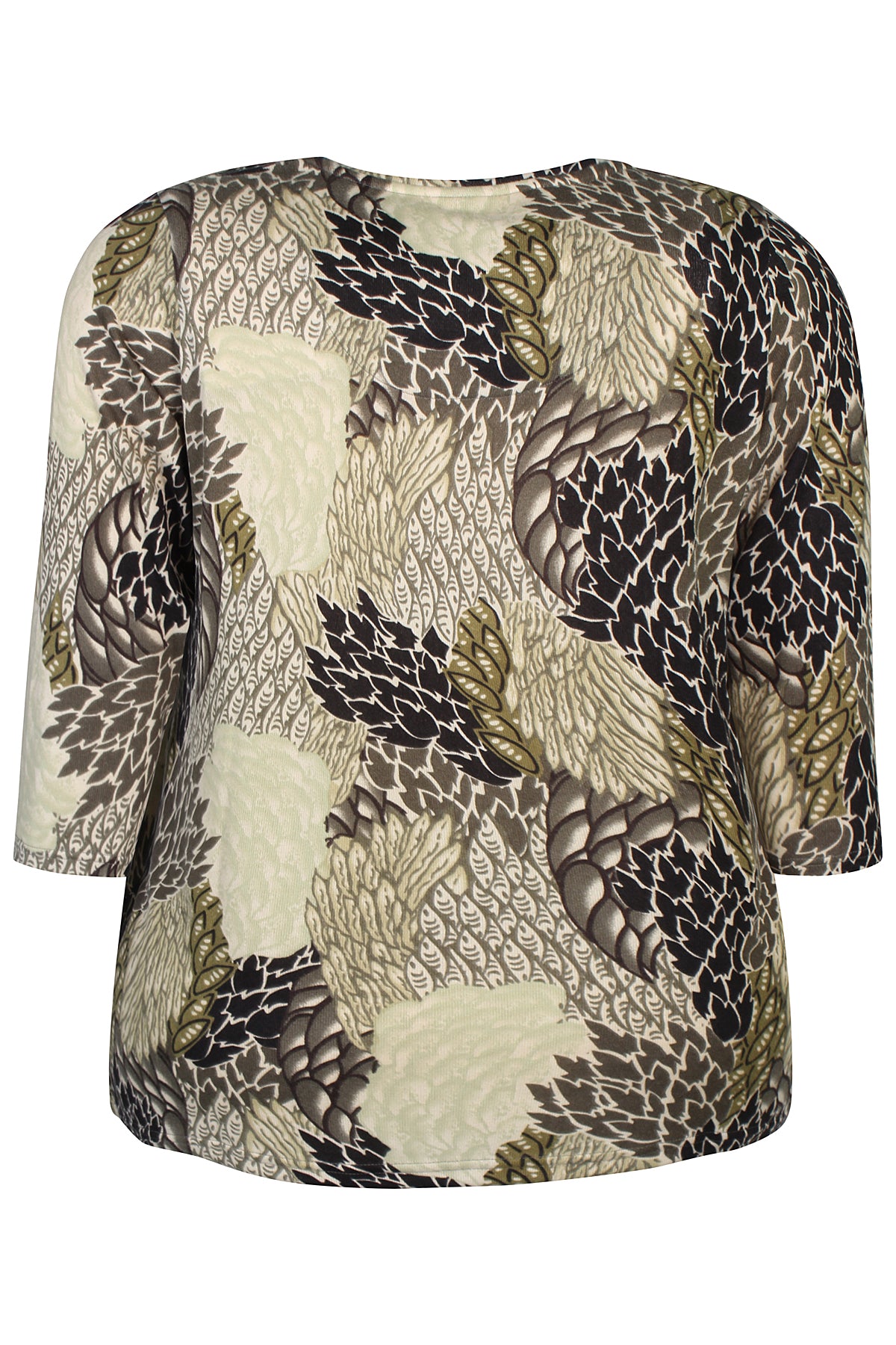 Zhenzi Zh-Ainsley 992-Blouse 3/4 Stone Green