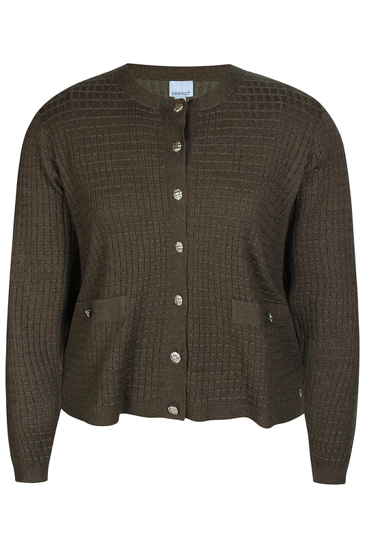 Zhenzi ZH-Kogle 996-Cardigan L/S Stone green