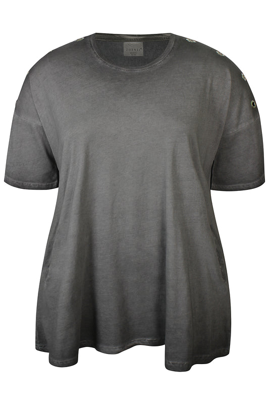 Zhenzi Zh-Saee 1007-Tunic 2/4 Opal grey