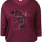 Zhenzi Zh-Saee 1008-T-shirt 3/4 Maroon