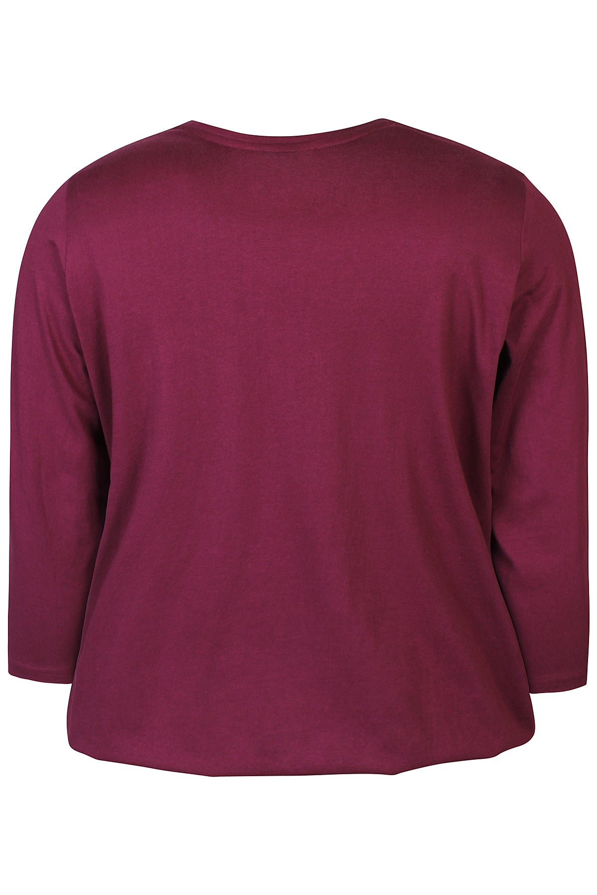 Zhenzi Zh-Saee 1008-T-shirt 3/4 Maroon