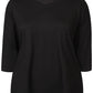 Zhenzi Zh-Alberta 229-T-shirt 3/4 Black