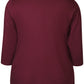 Zhenzi Zh-Alberta 229-T-shirt 3/4 Maroon