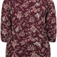 Zhenzi Zh-Sylva 1016-Blouse 3/4 Maroon