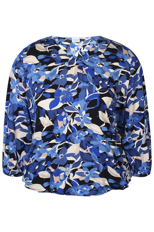 Zhenzi Zh-Saki 1025-Blouse 3/4 True blue