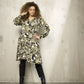 Zhenzi Zh-Saki 1026-Dress L/S Stone green
