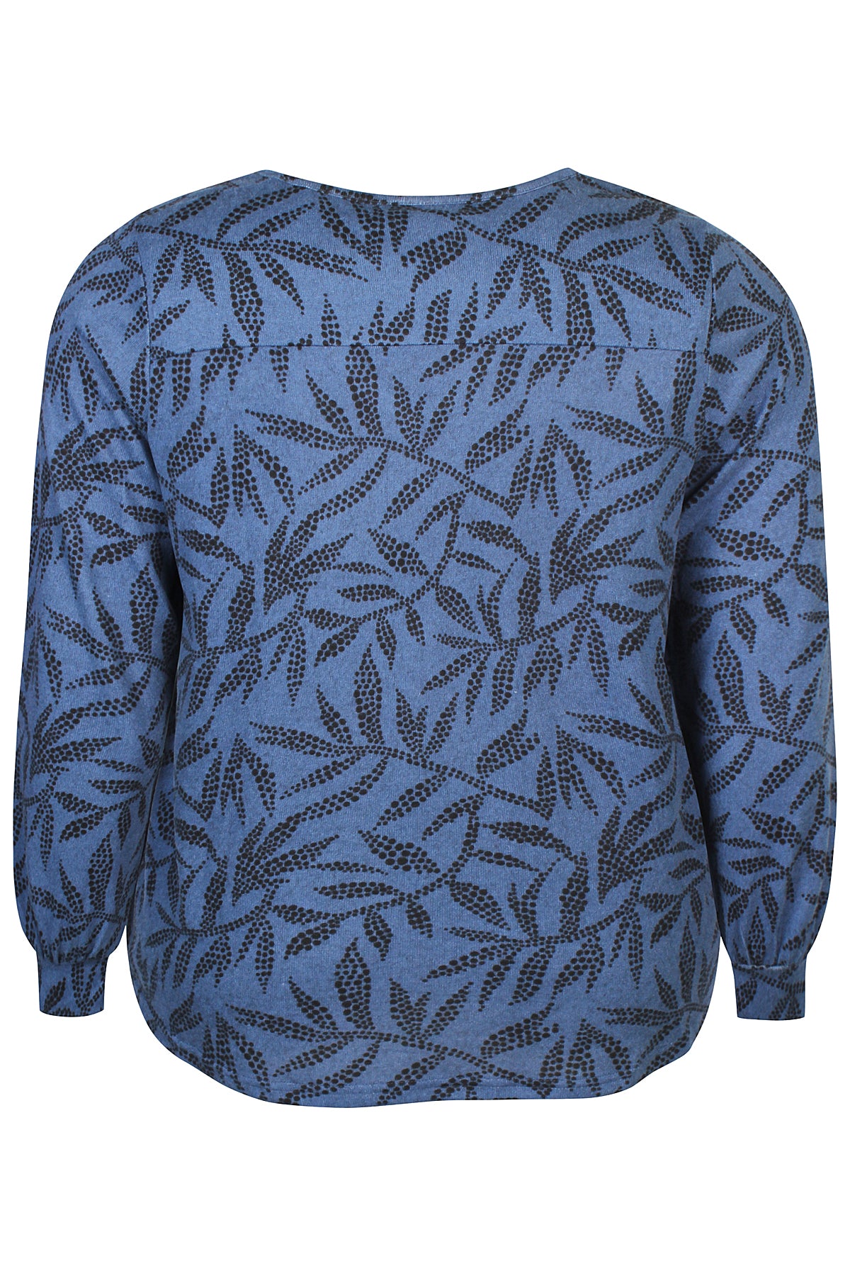 Zhenzi Zh-Sara 1037-Blouse L/S True blue