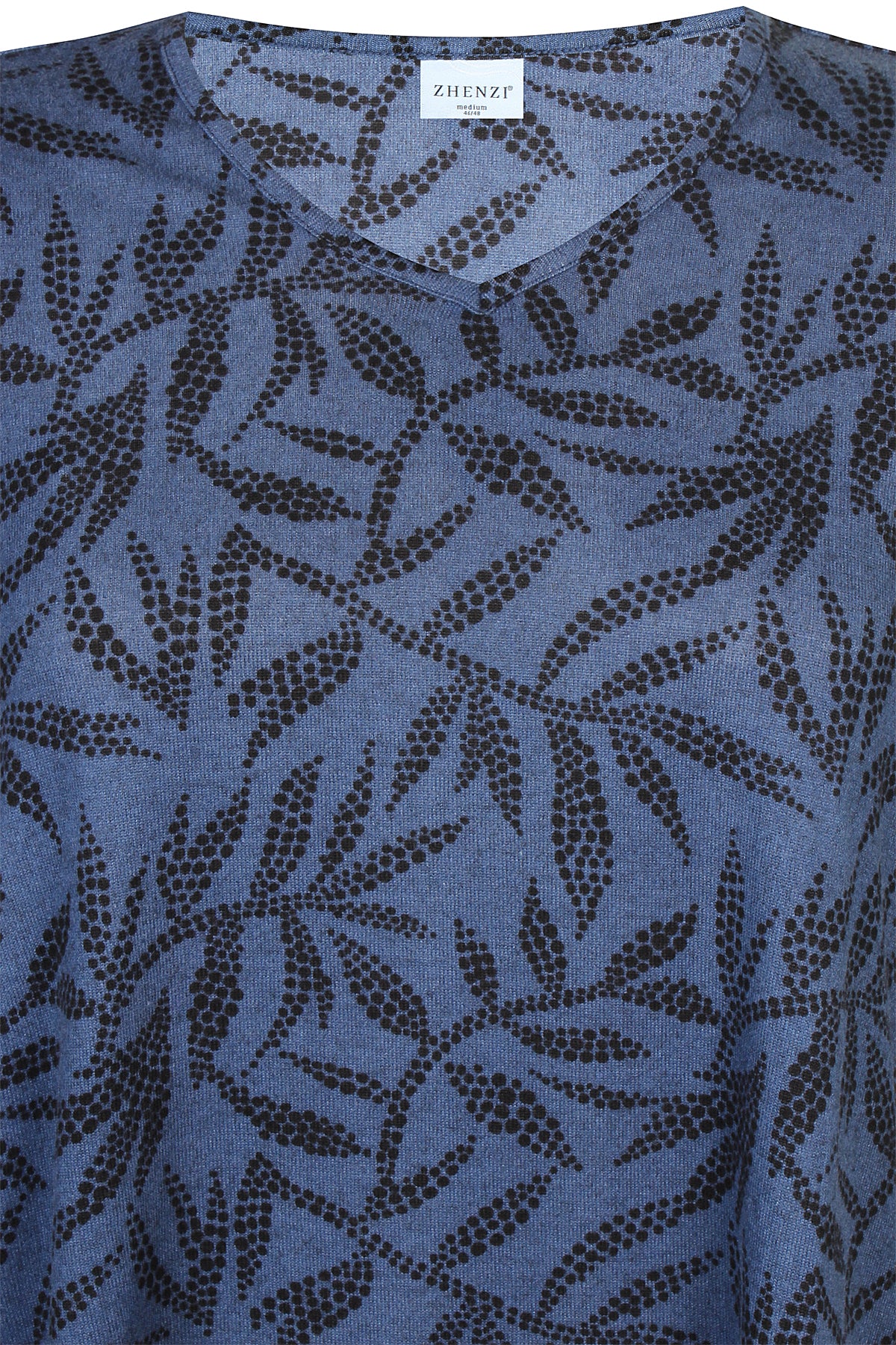 Zhenzi Zh-Sara 1037-Blouse L/S True blue