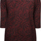 Zhenzi Zh-Sara 1038-Tunic 3/4 Maroon