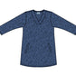 Zhenzi Zh-Sara 1038-Tunic 3/4 True Blue