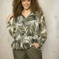Zhenzi Zh-Seya 1042-Blouse L/S Stone green