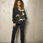 Zhenzi Zh-Siba 1048-Blouse L/S Stone green