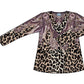 Zhenzi Zh-Siff 1049-Blouse L/S Maroon