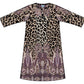 Zhenzi Zh-Siff 1050-Dress 3/4 Maroon