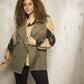 Zhenzi Zh-Silk 1054-Blouse L/S Dark Sand