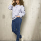 Zhenzi Zh-Sofi 1065-Blouse L/S Navy