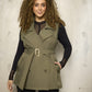 Zhenzi Zh-Soon 1068-Blazer Vest N/S Army Way