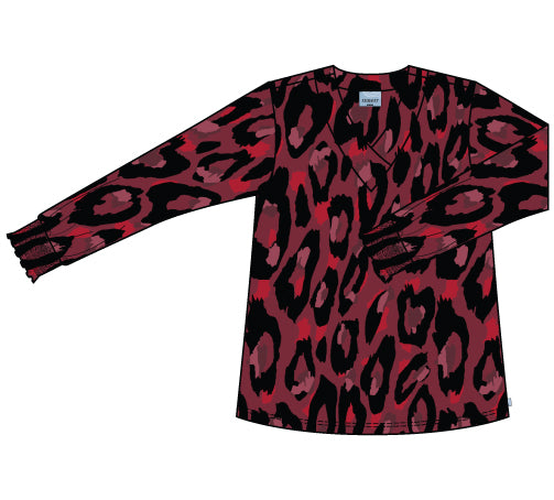 Zhenzi Zh-Tina 1108-Blouse L/S Burgundy
