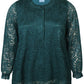 Zhenzi Zh-Tist 1110-Blouse L/S Teal green