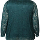 Zhenzi Zh-Tist 1110-Blouse L/S Teal green