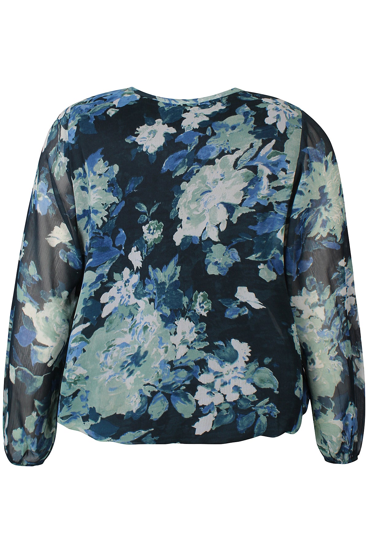 Zhenzi Zh-Toya 1119-Blouse LS Teal green