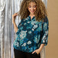 Zhenzi Zh-Toya 1119-Blouse LS Teal green