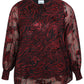 Zhenzi Zh-Tula 1121-Blouse L/S Burgundy red