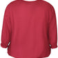 Zhenzi Zh-Vada 1125-Blouse 3/4 Burgundy red